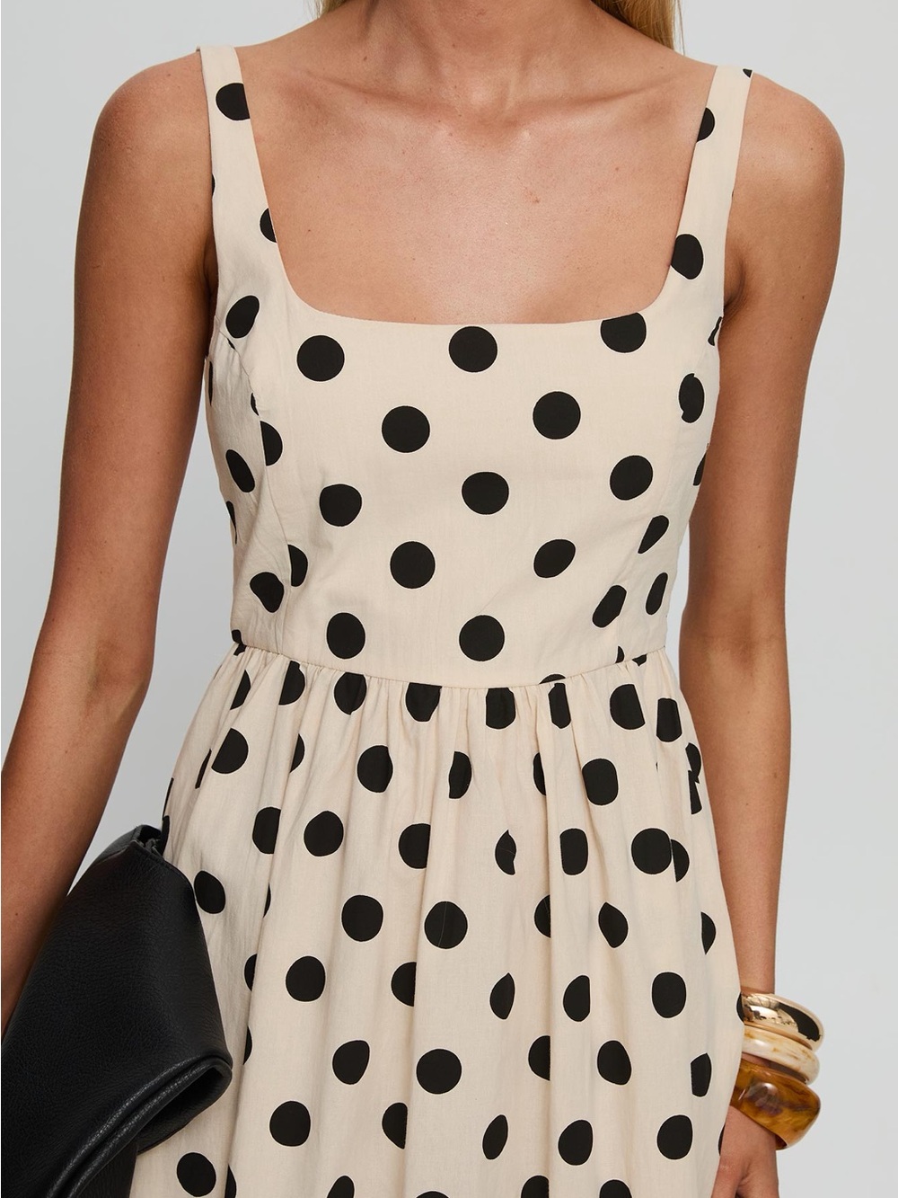 Princess Polly Cartmel Maxi Dress Cream Polka Dot - Picture 2 of 7